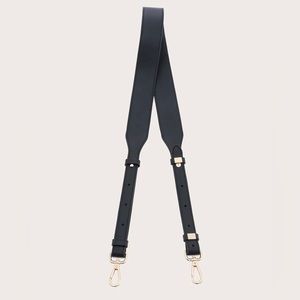 🆕 Black Vegan Leather Purse Strap